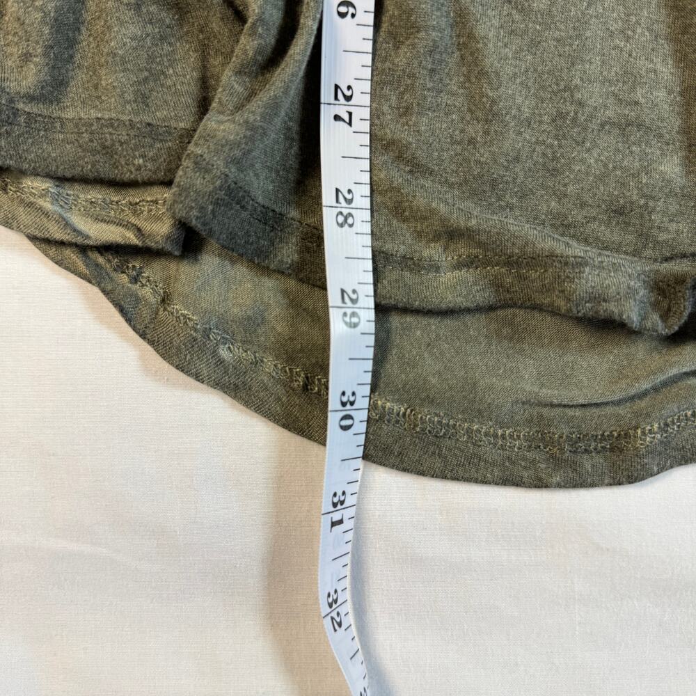 TBH To Be Honest Womens Medium Green Dirty Wash Tunic Tank Top NWT - Picture 6 of 8